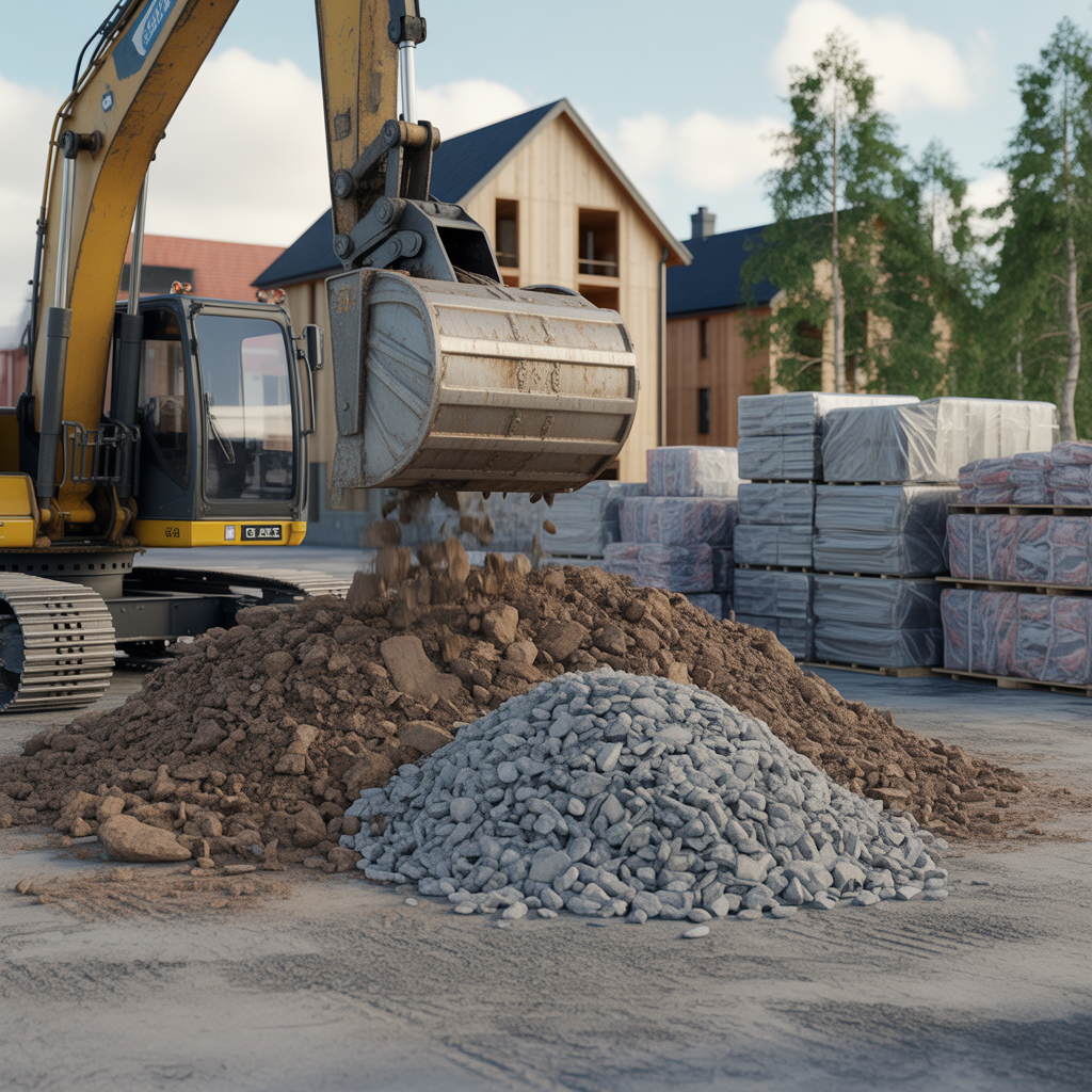 8.Vilka metoder anvands for att atervinna schaktmassor