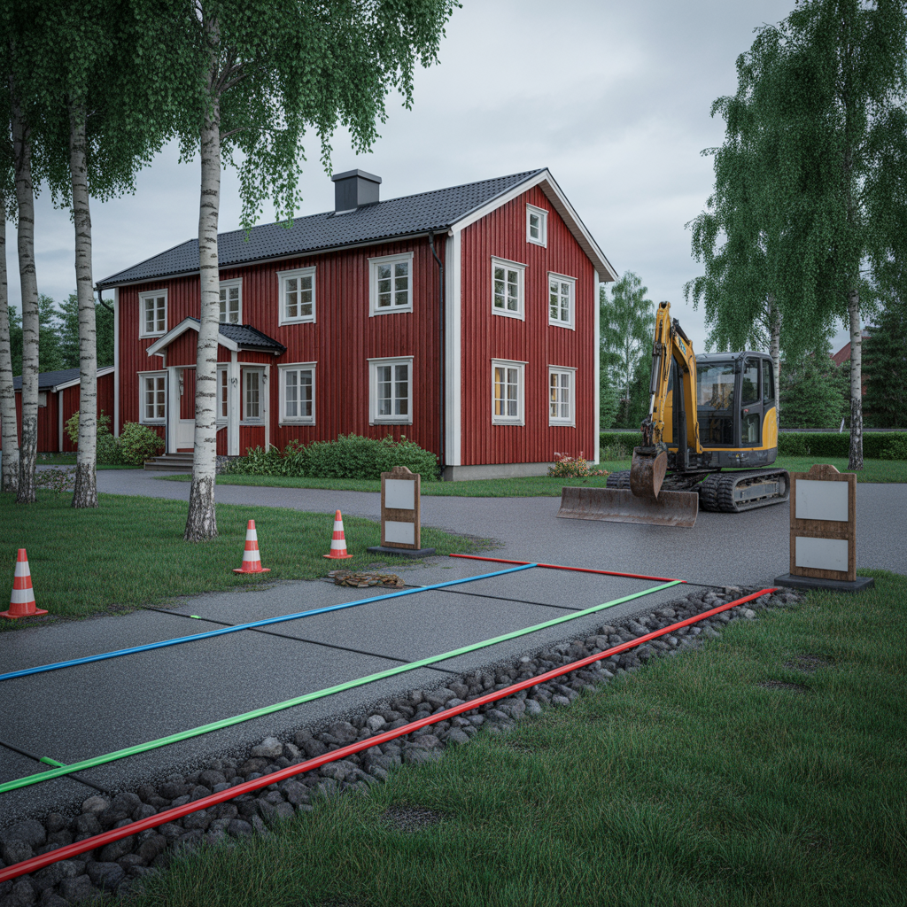 bestalla kabelutsattning infor gravning checklista