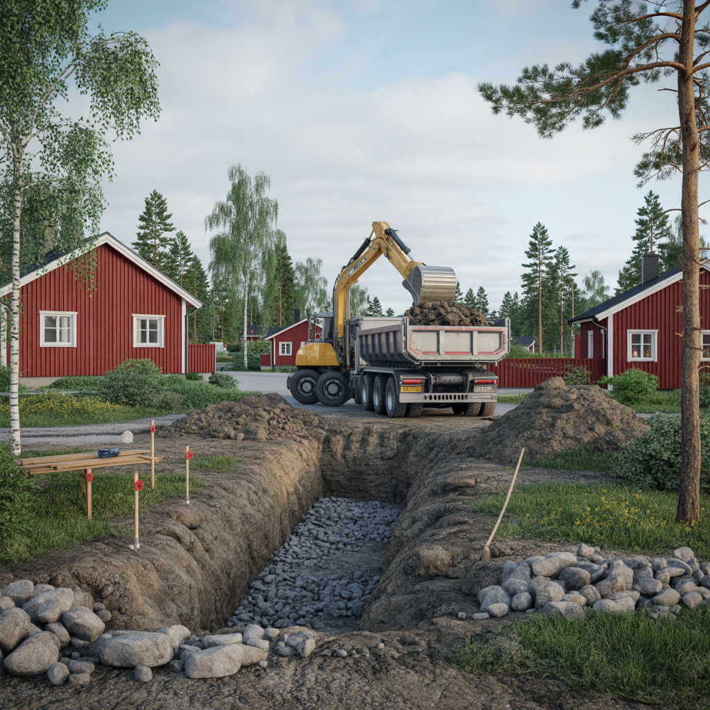 kostnad for schakt och bortforsling av massor kalkylexempel