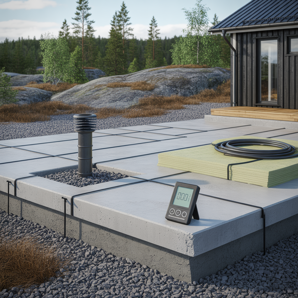 markradon vid nybyggnation matning atgarder kostnad