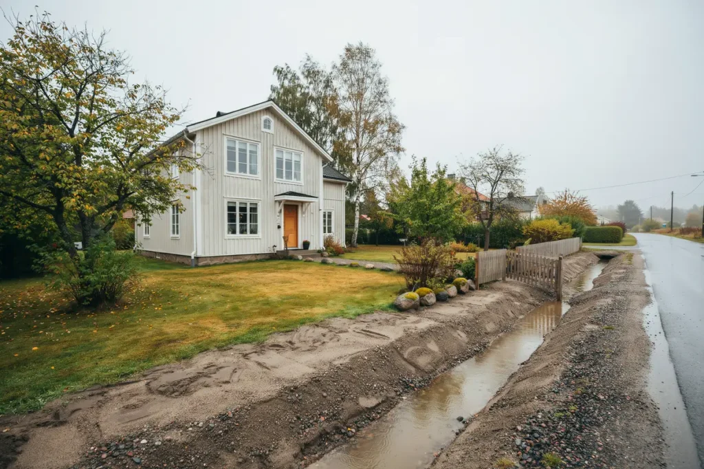 igenslammade diken p tomten s f rebygger du versv mning med r tt dikning och rensning