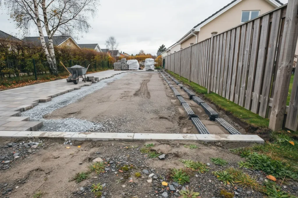s planerar du en h llbar infart till villan r tt uppbyggnad dr nering och materialval